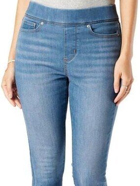 Levi Signature Gold Women's Totally Shaping Pull-On Capri Mid Rise size 14